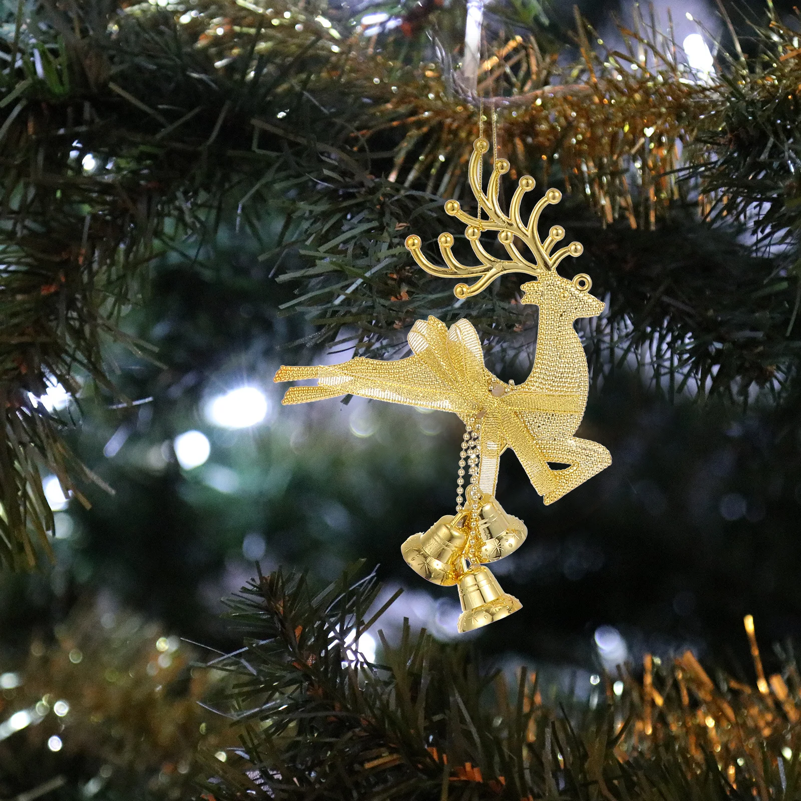 8Pcs Small Bell Decor Festive Xmas Style Pendant Lovely Holiday Ornament for Christmas Tree Party Photo Props Decor
8Pcs Small Bell Decor Festive Xmas Style Pendant Lovely Holiday Ornament for Christmas Tree Party Photo Props Decor