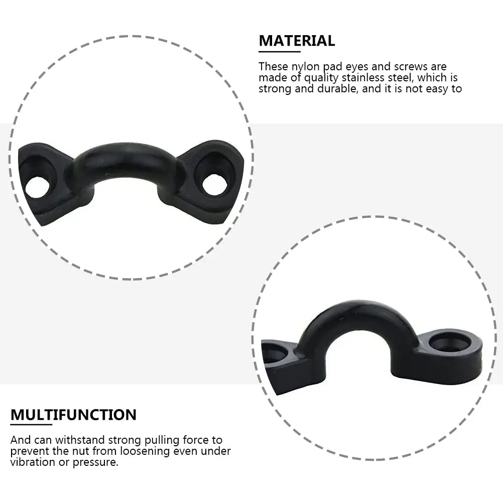 50 pcs Kayak Handle Buckle Suit Nylon Bungee Deck Loops Tie Down Pad Eye Rigging Accessories Lightweight Durable Stainless Steel
50 pcs Kayak Handle Buckle Suit Nylon Bungee Deck Loops Tie Down Pad Eye Rigging Accessories Lightweight Durable Stainless Steel
