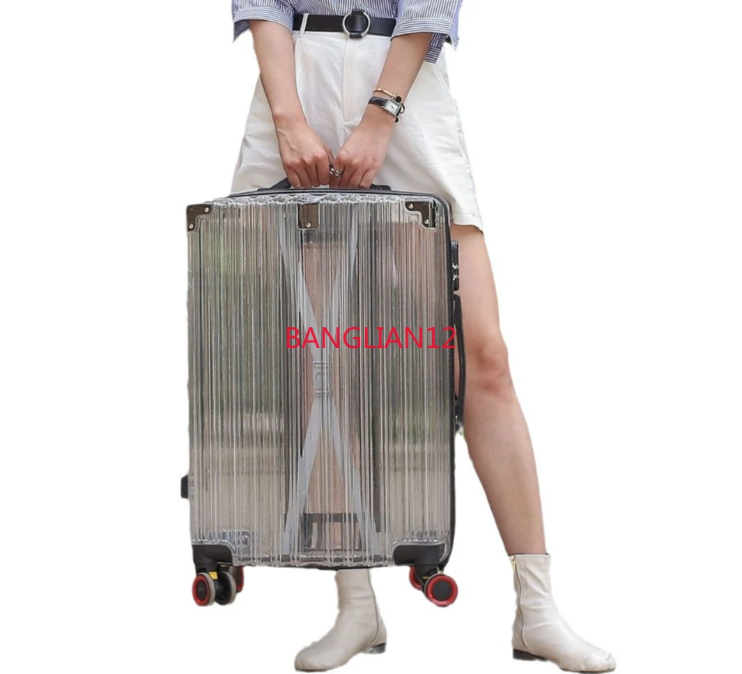 Transparent ultra-light suitcase 20 inch/24 inch silent universal wheel password case
Transparent ultra-light suitcase 20 inch/24 inch silent universal wheel password case