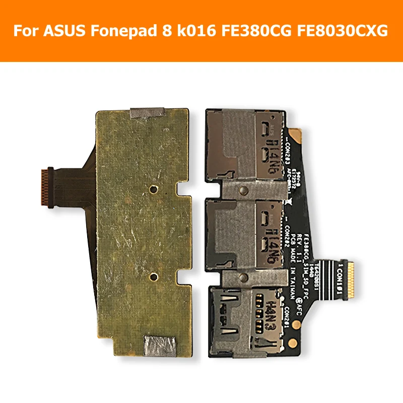 Гибкий кабель SIM-карты для ASUS Fonepad 8 k016 FE380CG FE8030CXG, разъем для SIM-карты с держателем карты памяти, гибкая замена, ремонт
Гибкий кабель SIM-карты для ASUS Fonepad 8 k016 FE380CG FE8030CXG, разъем для SIM-карты с держателем карты памяти, гибкая замена, ремонт