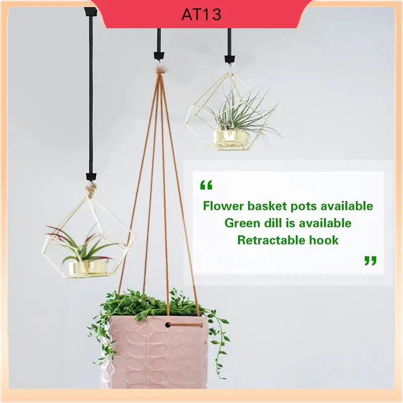 AT13 4PCS Plant Pulleys Plant Hook Pulley With 4PCS Ceiling Hooks For Hanging Plants Retractable Plant Hangers Outdoor Durable
AT13 4PCS Plant Pulleys Plant Hook Pulley With 4PCS Ceiling Hooks For Hanging Plants Retractable Plant Hangers Outdoor Durable