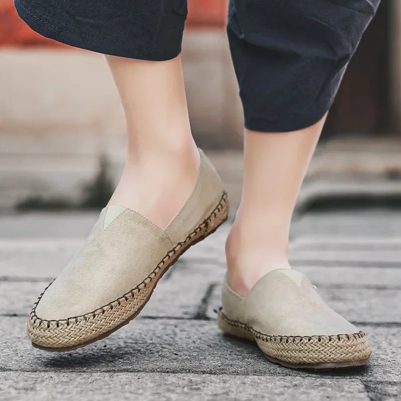 Men Casual Shoes New Man's Sneakers Linen Men's Sneakers Flat Fisherman Cloth Sneakers Shoes Male
Men Casual Shoes New Man's Sneakers Linen Men's Sneakers Flat Fisherman Cloth Sneakers Shoes Male