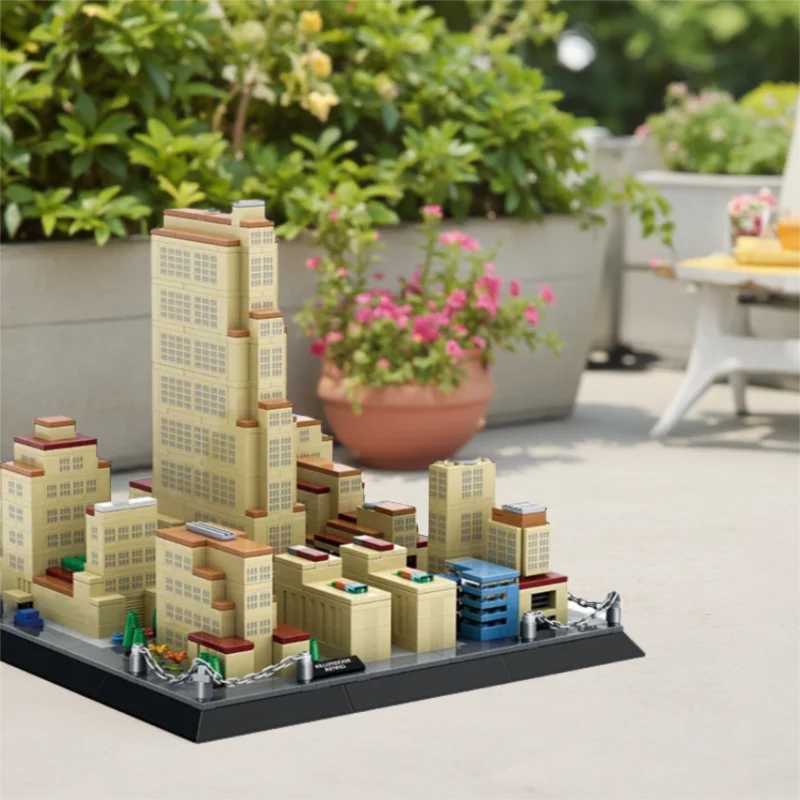 Конструктор «Рокфеллер-центр» (Нью-Йорк, Манхэттен, США) — современная архитектурная модель из кирпичиков
Конструктор «Рокфеллер-центр» (Нью-Йорк, Манхэттен, США) — современная архитектурная модель из кирпичиков