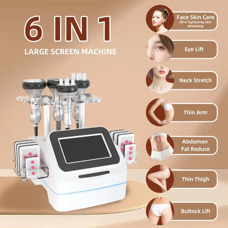 Newest 6 In 1 Body Shaping Machine 40K Lose Weight Ultrasonic Cavitation Vacuum Slimming Device Salon Spa
Newest 6 In 1 Body Shaping Machine 40K Lose Weight Ultrasonic Cavitation Vacuum Slimming Device Salon Spa