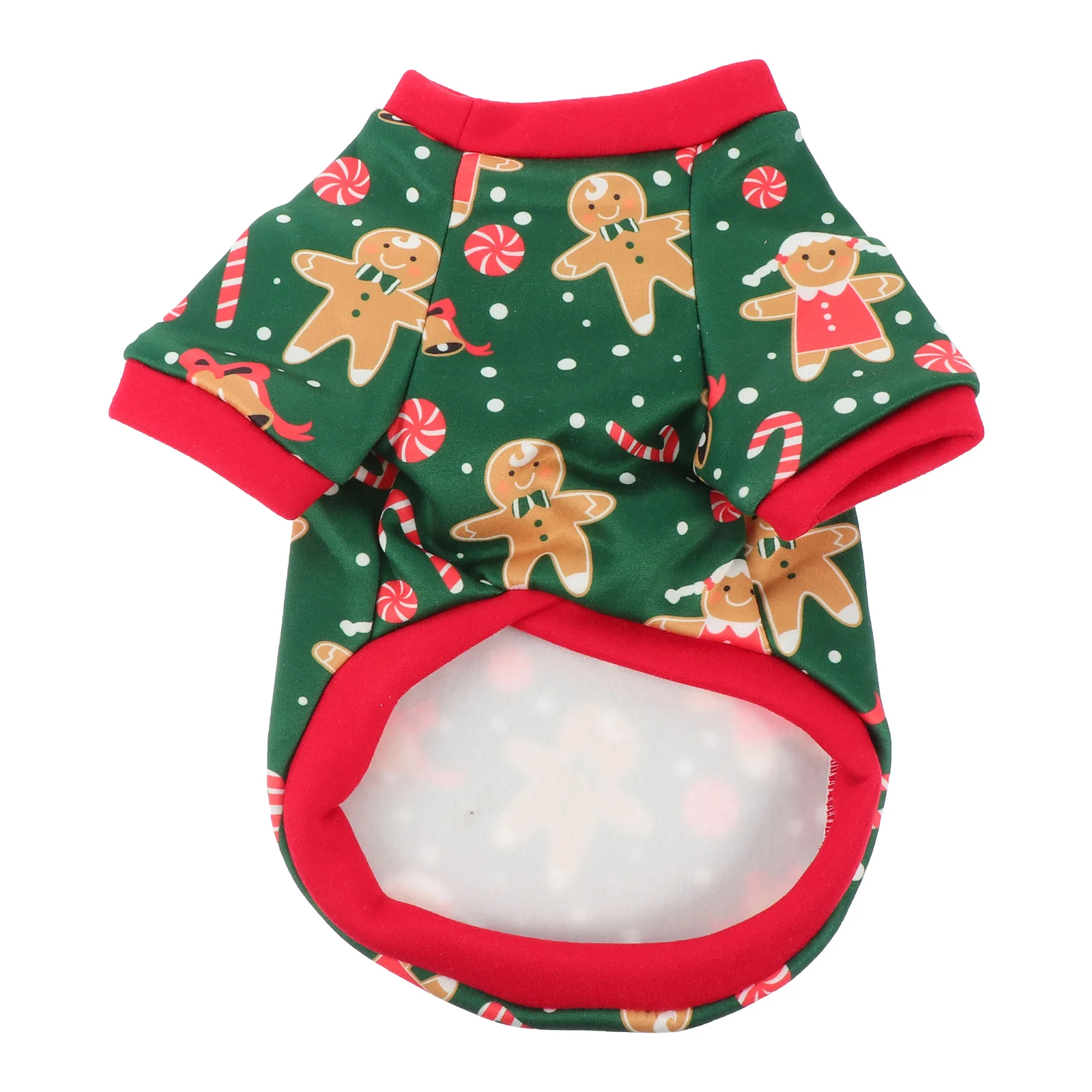 Christmas Dog Clothes Pet Gingerbread Costume Clothing Apparel Polyester Fleece Puppy Suit
Christmas Dog Clothes Pet Gingerbread Costume Clothing Apparel Polyester Fleece Puppy Suit