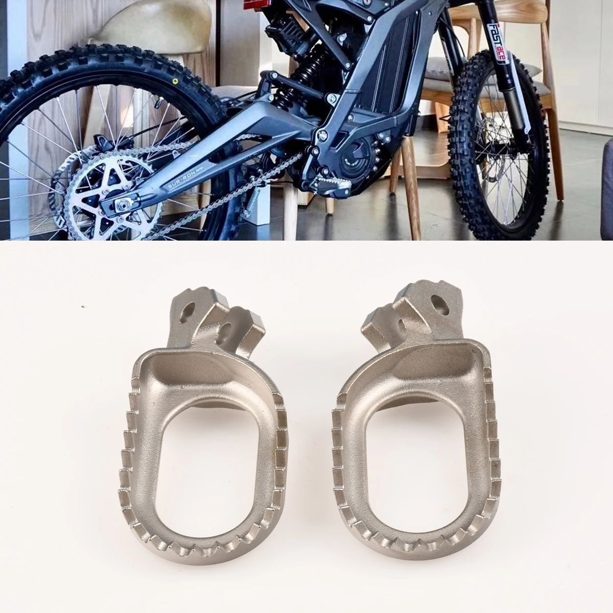 For Sur Ron Surron Light Bee X/S Electric Motorcycle CNC Cast Steel Pedal Rest Pedal Talaria Moto Acessorios Electric Motorcycle
For Sur Ron Surron Light Bee X/S Electric Motorcycle CNC Cast Steel Pedal Rest Pedal Talaria Moto Acessorios Electric Motorcycle