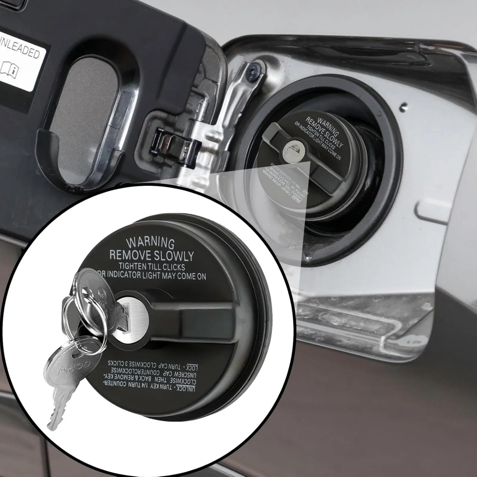 Locking Gas Fuel Tank Cap For Chevy Silverado Tahoe GMC Sierra Yukon Honda Civic Toyota 4Runner Replaces 77300-47020 with 2 Keys
Locking Gas Fuel Tank Cap For Chevy Silverado Tahoe GMC Sierra Yukon Honda Civic Toyota 4Runner Replaces 77300-47020 with 2 Keys