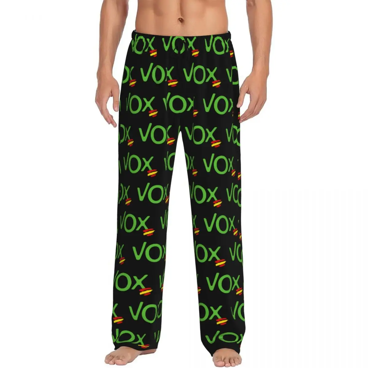 Custom Printed Spain Vox Pajama Pants Men Spanish Flag Sleep Sleepwear Bottoms with Pockets
Custom Printed Spain Vox Pajama Pants Men Spanish Flag Sleep Sleepwear Bottoms with Pockets