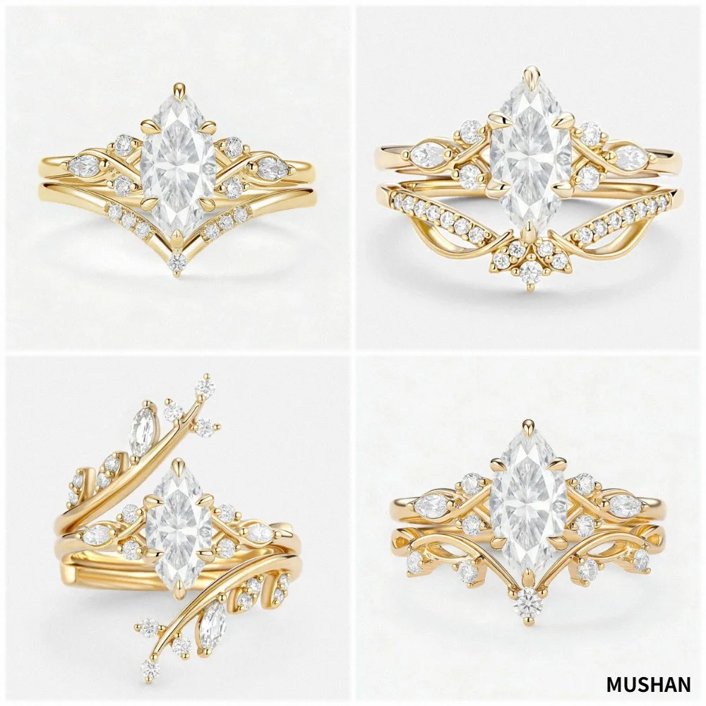 MUSHAN Custom Jewelry 925 Sterling Silver Ring Moissanite D Color VVS1 Fine Real Charm Boutique Vivid Exotic Rings Diamond
MUSHAN Custom Jewelry 925 Sterling Silver Ring Moissanite D Color VVS1 Fine Real Charm Boutique Vivid Exotic Rings Diamond