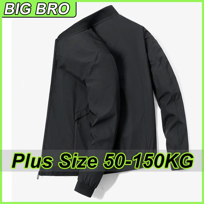 Plus Size Spring Autumn Baseball Jacket Men's Short Loose Black Jacket Men's Business Casual Thin Coat Trend Puffer Top Clothing
Plus Size Spring Autumn Baseball Jacket Men's Short Loose Black Jacket Men's Business Casual Thin Coat Trend Puffer Top Clothing