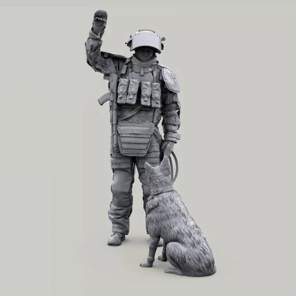 1/35 модель солдата из смолы, бесцветная и самособранная A-2159
1/35 модель солдата из смолы, бесцветная и самособранная A-2159