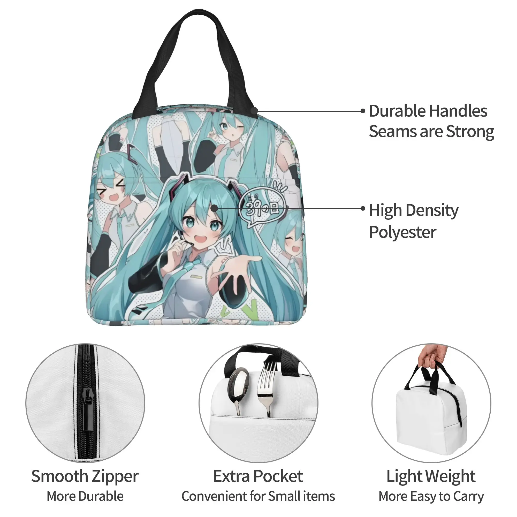 Custom H-Hatsunes Insulated Lunch Tote Bag for Women Mikus Y2k Cartoon Movie Resuable Thermal Cooler Bento Box School
Custom H-Hatsunes Insulated Lunch Tote Bag for Women Mikus Y2k Cartoon Movie Resuable Thermal Cooler Bento Box School