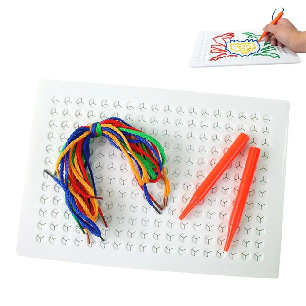 2 Sets Kids Educational Threading Board Fine Motor Skills Focus Training Pattern Weave Activity Toy DIY Lacing Projects Board
2 Sets Kids Educational Threading Board Fine Motor Skills Focus Training Pattern Weave Activity Toy DIY Lacing Projects Board