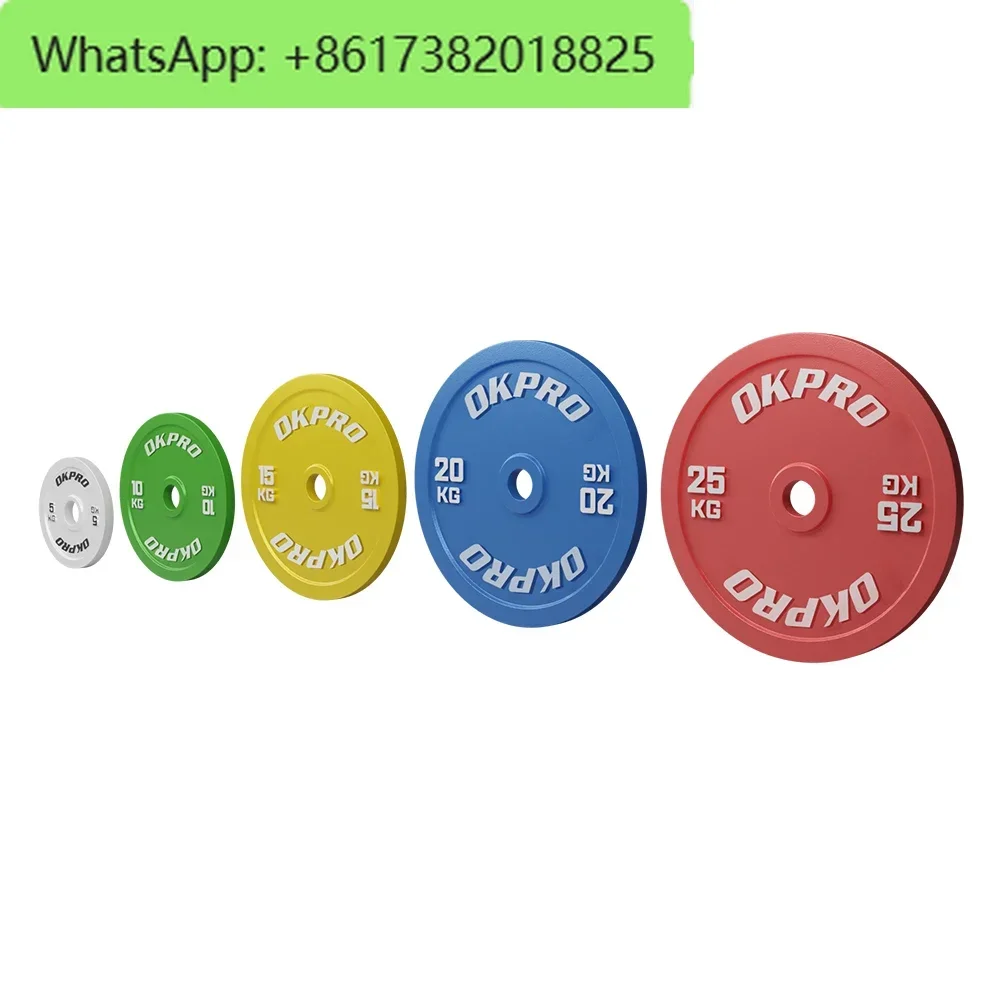 Gym Fitness Weightlifting Powerlifting High Durometer Barbell Bumper Calibrated Steel Weight Plates
Gym Fitness Weightlifting Powerlifting High Durometer Barbell Bumper Calibrated Steel Weight Plates