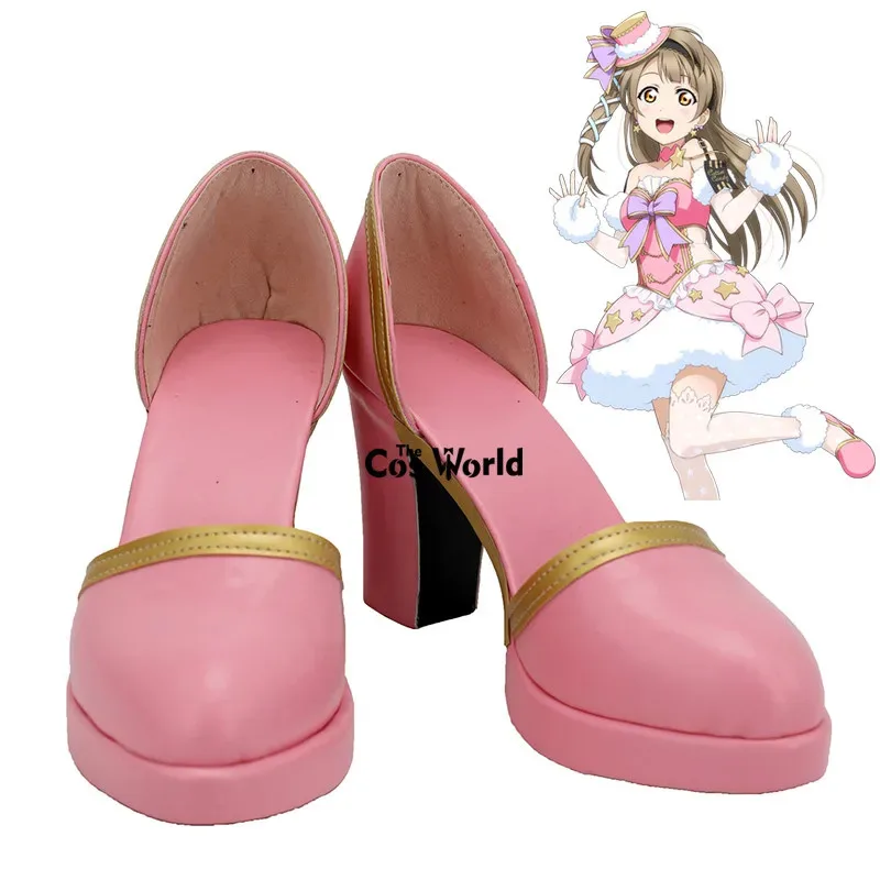 Love Live Минами Котори Аниме Настроить туфли на высоком каблуке для косплея
Love Live Минами Котори Аниме Настроить туфли на высоком каблуке для косплея