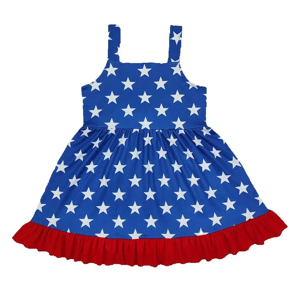 3.6 GSD1854 National Day Blue Sleeveless Dress with Red Star Design And Lace Butterfly Knot for kids
3.6 GSD1854 National Day Blue Sleeveless Dress with Red Star Design And Lace Butterfly Knot for kids