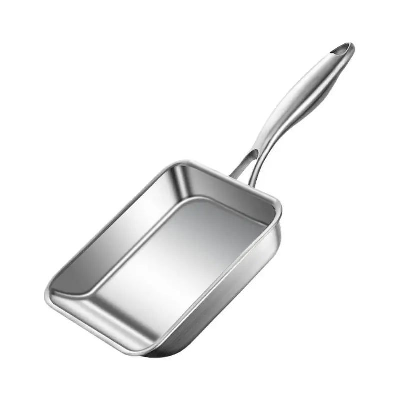 Skillets And Frying Pans 3 Ply Stainless Steel Square Cooking Pan Nonstick Frying Pan Small Iron Skillet Cookware Pan Skillett
Skillets And Frying Pans 3 Ply Stainless Steel Square Cooking Pan Nonstick Frying Pan Small Iron Skillet Cookware Pan Skillett