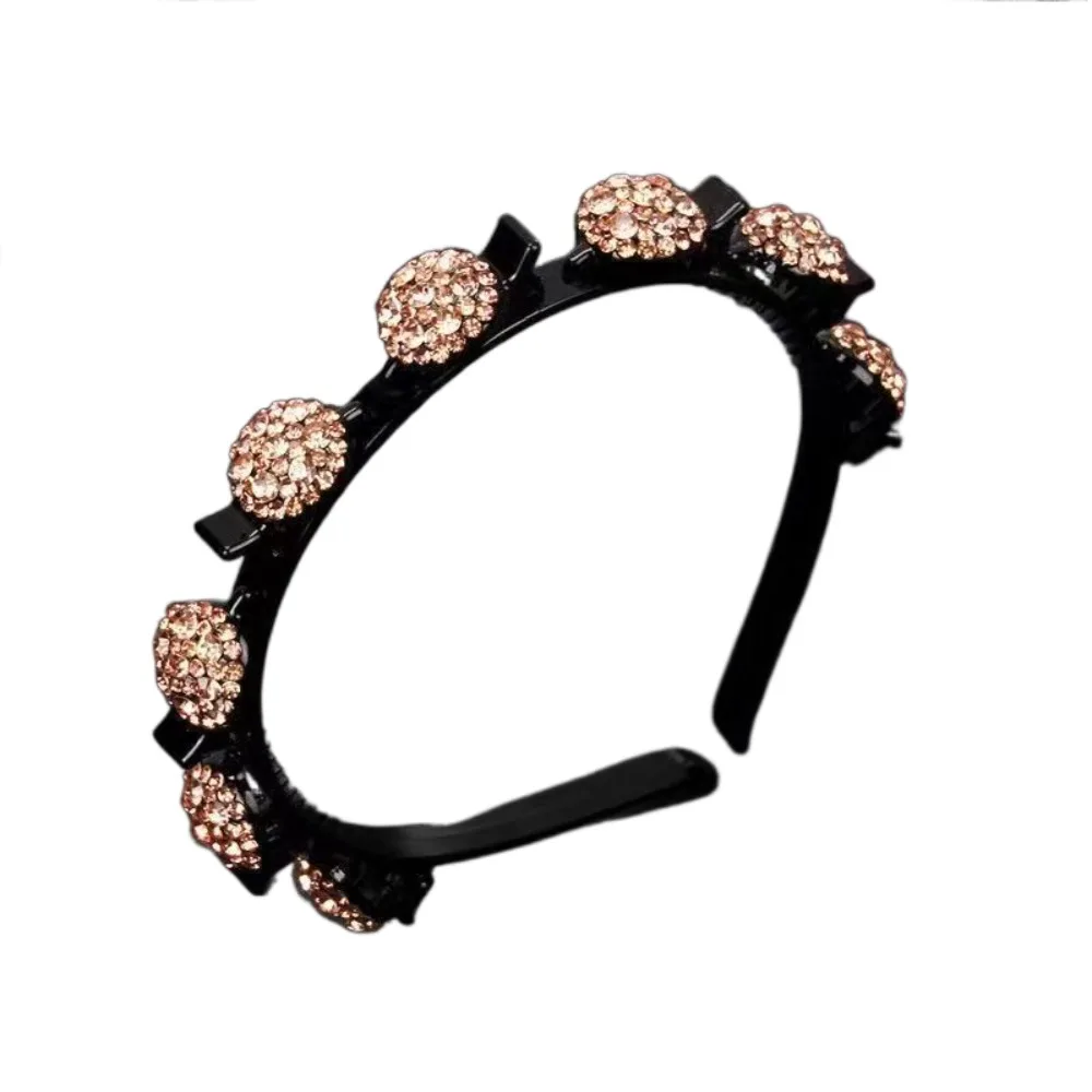 Antislip Rhinestone Bangs Fixed Headband Sweet Hair Accessories Hair Bands with Clips Elegant Korean Style Shiny Hair Hoop Party
Antislip Rhinestone Bangs Fixed Headband Sweet Hair Accessories Hair Bands with Clips Elegant Korean Style Shiny Hair Hoop Party