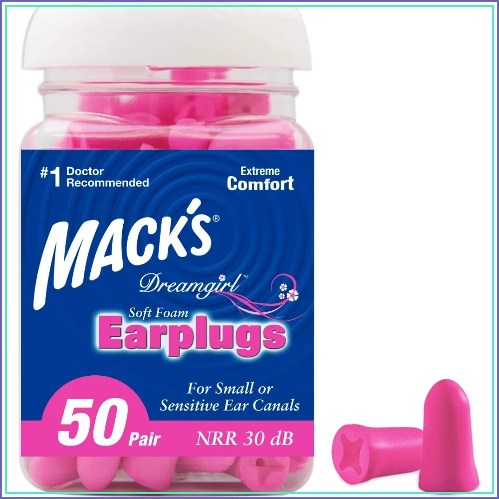 Small Foam Earplugs, 30dB NRR, 33dB SNR - Soft, Comfortable for Sleeping, Snoring, Studying, Travel, Loud Events
Small Foam Earplugs, 30dB NRR, 33dB SNR - Soft, Comfortable for Sleeping, Snoring, Studying, Travel, Loud Events
