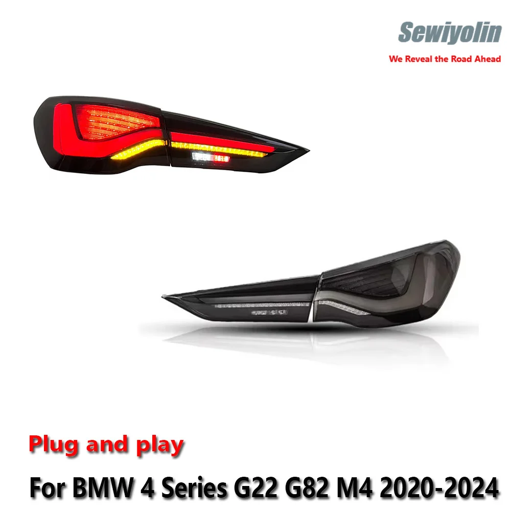 Светодиодные задние фонари для BMW 4 серии G22 G82 M4 2020-2024: ДХО, стоп-сигнал, указатель поворота, подключение Plug and Play
Светодиодные задние фонари для BMW 4 серии G22 G82 M4 2020-2024: ДХО, стоп-сигнал, указатель поворота, подключение Plug and Play
