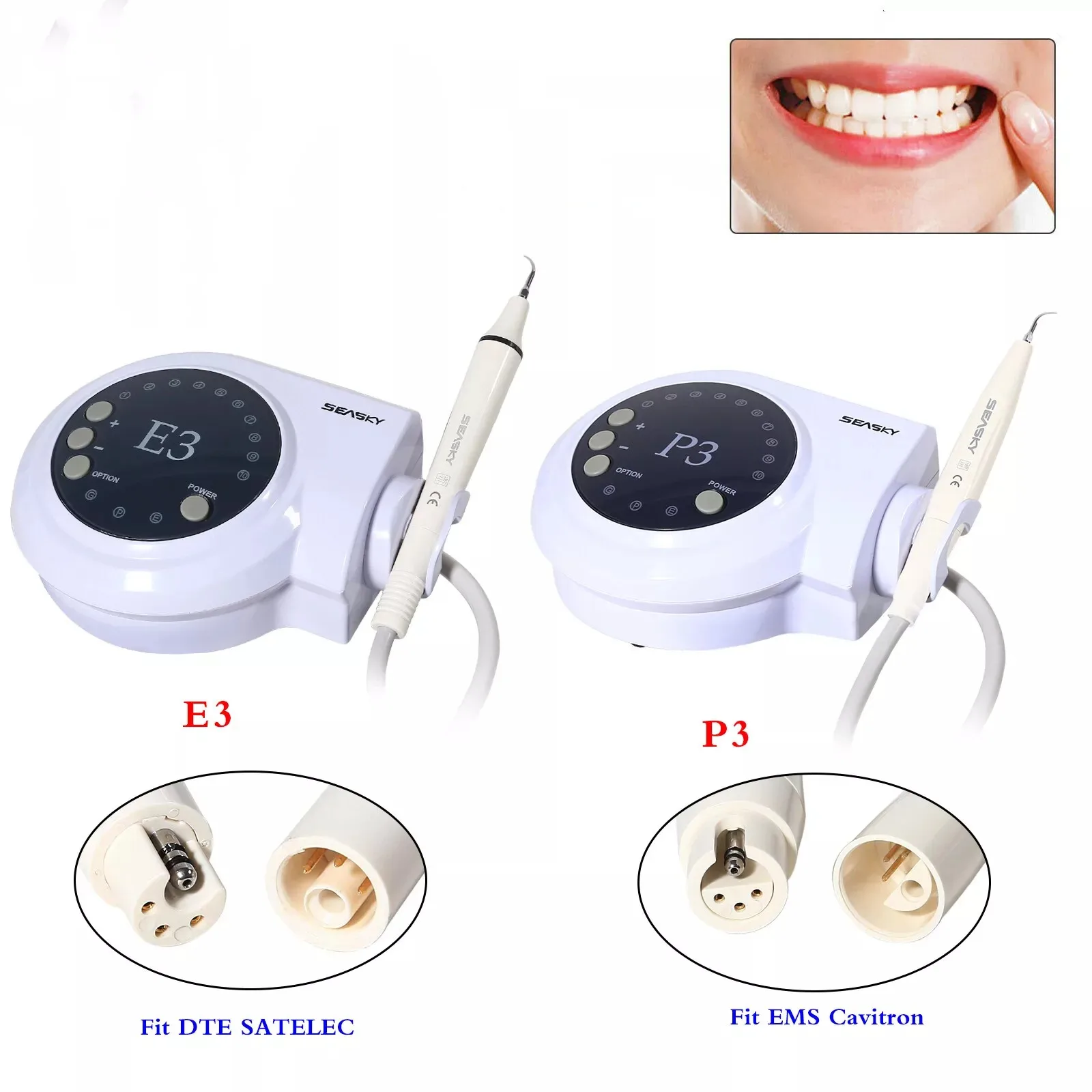 Dental Ultrasonic Piezo Scaler + Handpiece for EMS WOODPECKER / Satelec DTE
Dental Ultrasonic Piezo Scaler + Handpiece for EMS WOODPECKER / Satelec DTE