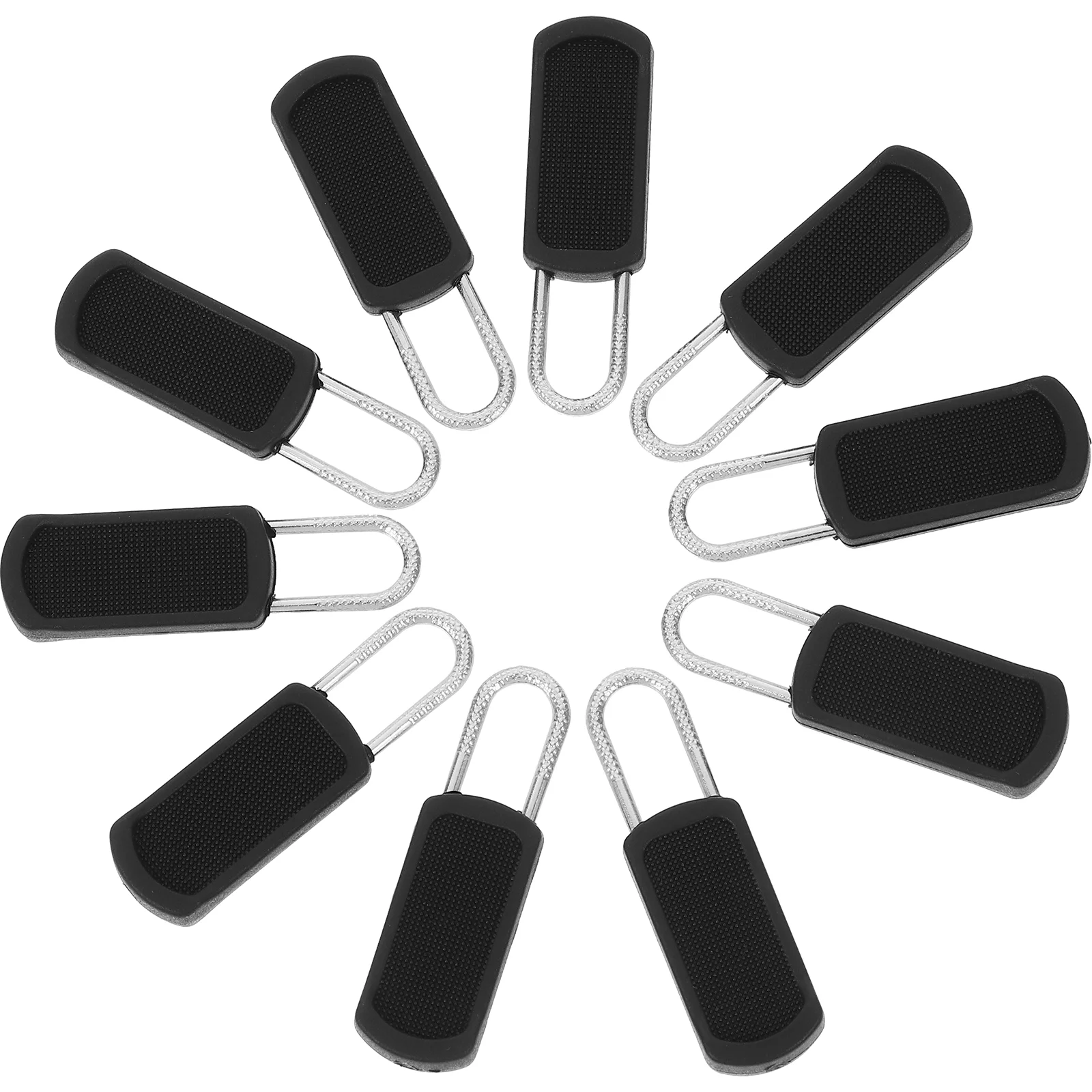 10pcs Detachable Zipper Pull Tabs Metal Zipper Pull Replacement Slider Luggage Zipper Repair for Boots Purse Coat Luggage Clothi
10pcs Detachable Zipper Pull Tabs Metal Zipper Pull Replacement Slider Luggage Zipper Repair for Boots Purse Coat Luggage Clothi