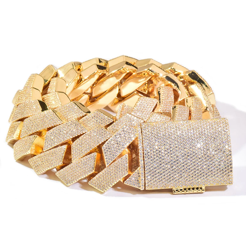 25mm/30mm Big Heavy Hip Hop 5A+ CZ Stone Paved Bling Iced Out Solid Rhombus Cuban Link Chain Necklace for Men Rapper Jewelry
25mm/30mm Big Heavy Hip Hop 5A+ CZ Stone Paved Bling Iced Out Solid Rhombus Cuban Link Chain Necklace for Men Rapper Jewelry