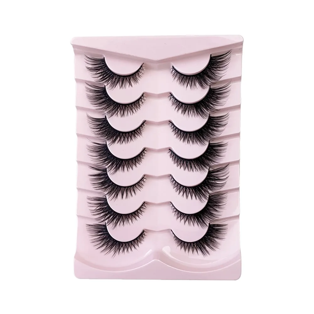 7 Pairs Simulation Eye Eyelashes Lashes Extension Eye Tail Lengthening Diagonal Fly Fake Lashes Soft Reusable
7 Pairs Simulation Eye Eyelashes Lashes Extension Eye Tail Lengthening Diagonal Fly Fake Lashes Soft Reusable