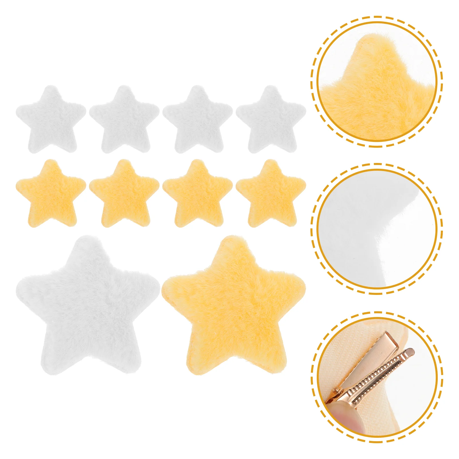10pcs Star Hair Clips Cute Fluffy Accessories for Girls 8 12 Mini Plush Versatile Comfortable Hairpins Safe
10pcs Star Hair Clips Cute Fluffy Accessories for Girls 8 12 Mini Plush Versatile Comfortable Hairpins Safe