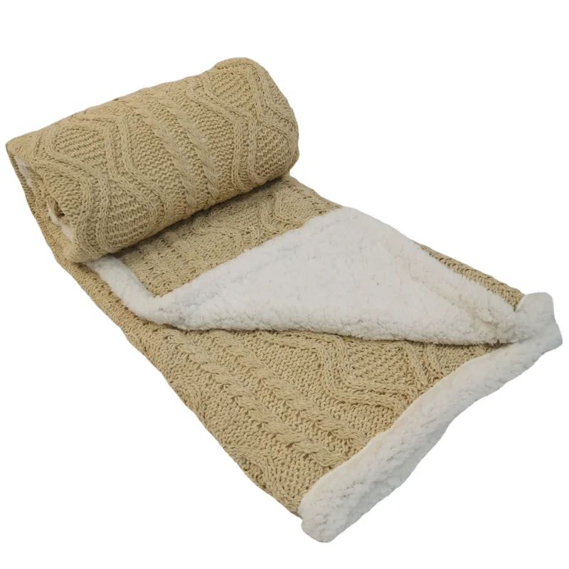 New Baby Wrapped Blanket Soft Breathable Knitted Line Blanket Comfortable Sofa Cover Blanket Casual Decorative Blanket Winter
New Baby Wrapped Blanket Soft Breathable Knitted Line Blanket Comfortable Sofa Cover Blanket Casual Decorative Blanket Winter