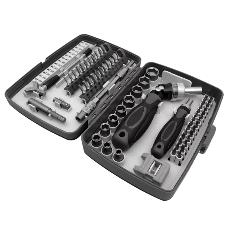 1Set 68-In-1 Ratchet Screwdriver Set Home Maintenance Glasses Mobile Phone Computer Disassembly Set Screw Organizer
1Set 68-In-1 Ratchet Screwdriver Set Home Maintenance Glasses Mobile Phone Computer Disassembly Set Screw Organizer