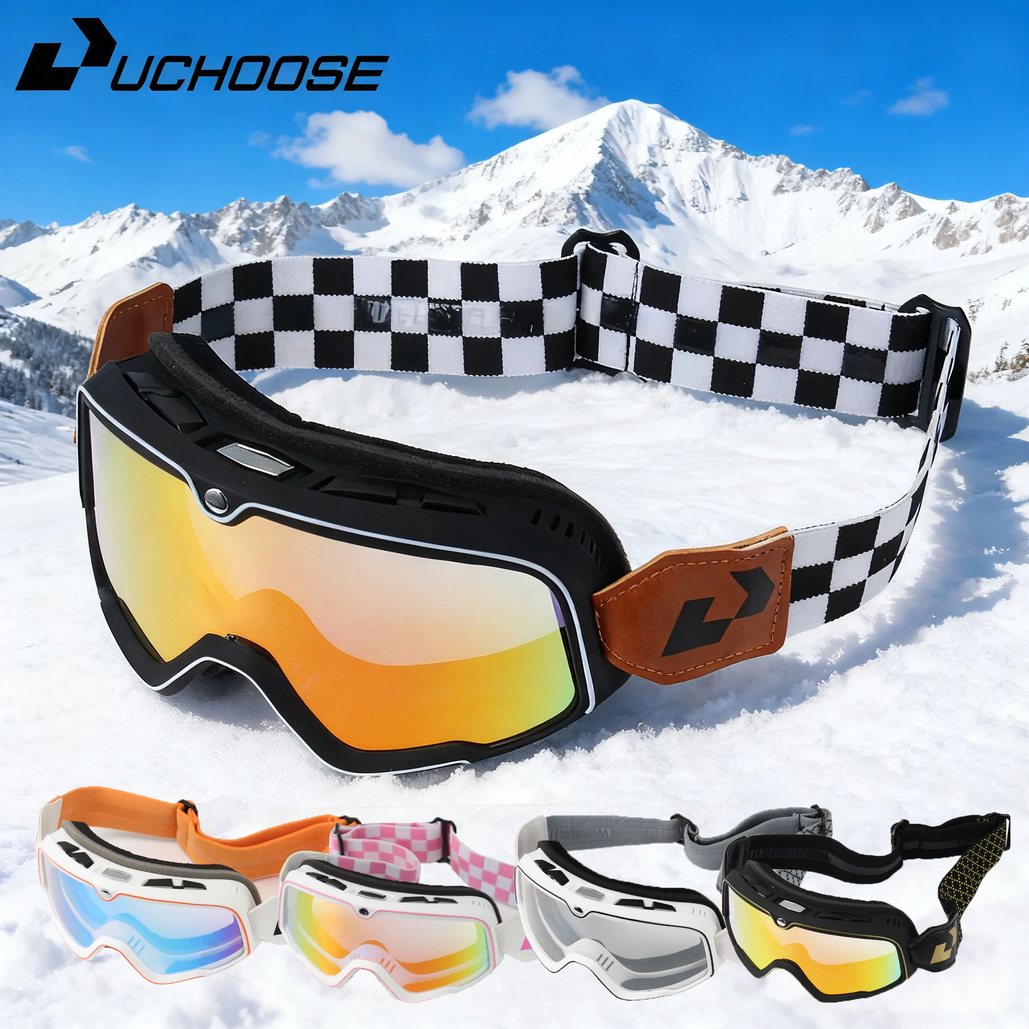 Uchoose Motorcycle Riding Goggles Safety Eye Protection for Motorbike Helmet Clear Lens Off-road sunglasses retro windproof
Uchoose Motorcycle Riding Goggles Safety Eye Protection for Motorbike Helmet Clear Lens Off-road sunglasses retro windproof