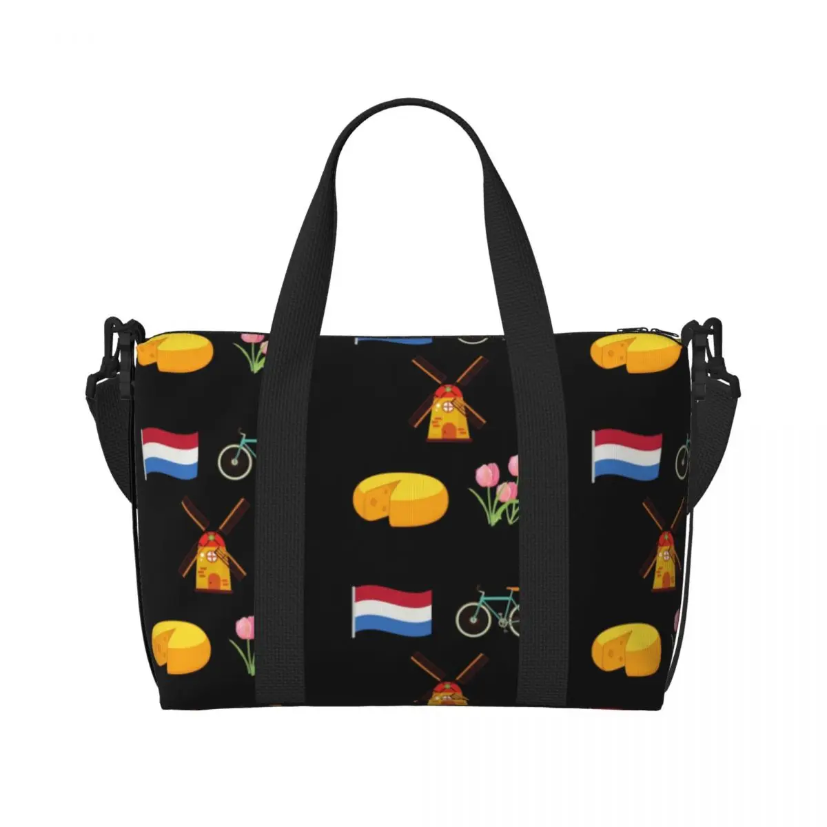 Custom The Netherlands Flag Tote Bag Women Large Capacity Holland Gym Beach Shoulder Travel Bag
Custom The Netherlands Flag Tote Bag Women Large Capacity Holland Gym Beach Shoulder Travel Bag