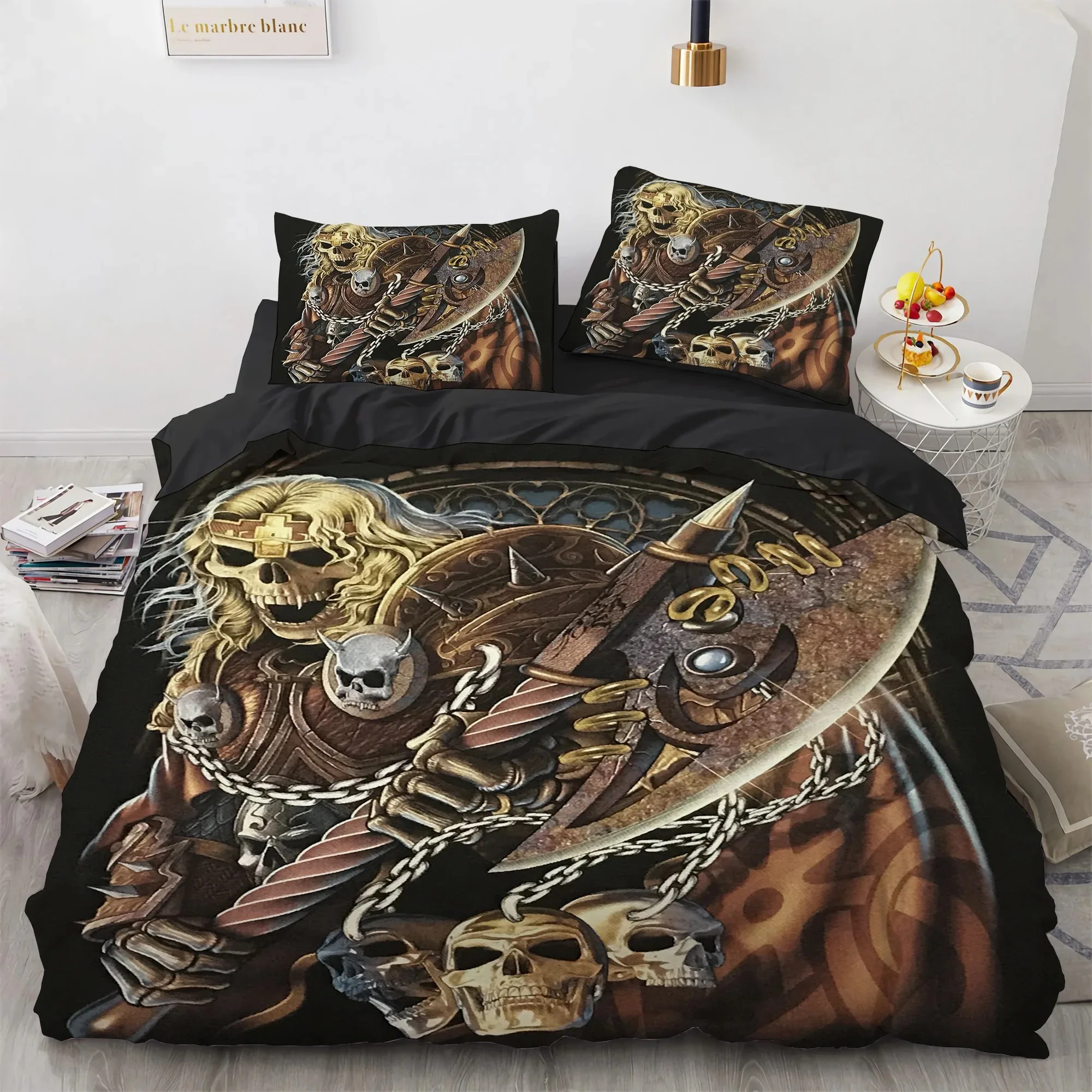 Black Hat Skull Bedding Set Queen Size Halloween Duvet Cover Sets Modern Style Bedroom Bedding Set Comforter Cover Pillow Shams
Black Hat Skull Bedding Set Queen Size Halloween Duvet Cover Sets Modern Style Bedroom Bedding Set Comforter Cover Pillow Shams