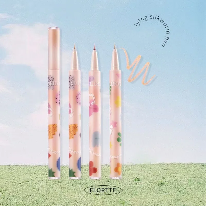 FLORTTE Liquid Pen Lying Silkworm Pen No-Skip Waterproof Eyeliner All Day Waterproof Liquid Eyeliner Makeup Eye Liner Stamp
FLORTTE Liquid Pen Lying Silkworm Pen No-Skip Waterproof Eyeliner All Day Waterproof Liquid Eyeliner Makeup Eye Liner Stamp