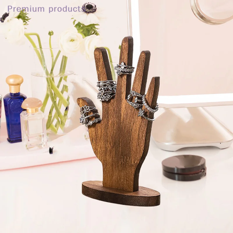 1 Pcs Wooden Hand Form Bracelet Bangle Display Stand Palm Shaped Mannequin Ring Storage Holder Desktop Jewelry Organizer
1 Pcs Wooden Hand Form Bracelet Bangle Display Stand Palm Shaped Mannequin Ring Storage Holder Desktop Jewelry Organizer