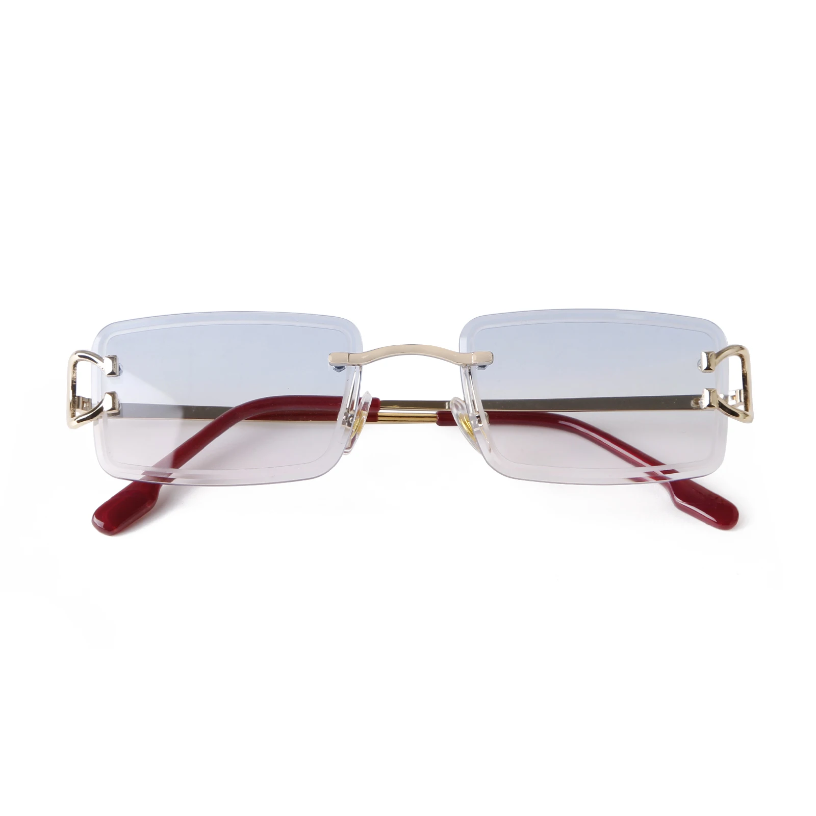 Metal Rimless Rectangle Sunglasses with Soft Case Women Brand Luxury Designer Sun Glasses Bag Gradient Cut Lens Shades Eyewear
Metal Rimless Rectangle Sunglasses with Soft Case Women Brand Luxury Designer Sun Glasses Bag Gradient Cut Lens Shades Eyewear