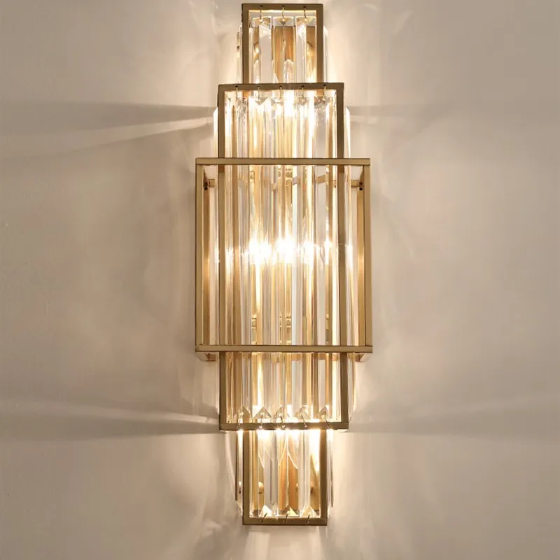 Modern light luxury new crystal wall lamp suitable for entry door living room bedroom staircase corridor background wall
Modern light luxury new crystal wall lamp suitable for entry door living room bedroom staircase corridor background wall