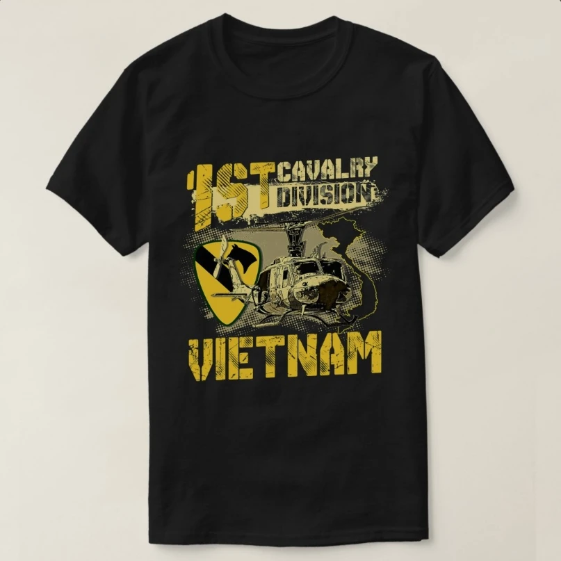 UH-1 Huey Helicopter 1st Cavalry Division T-Shirt 100% Cotton O-Neck Short Sleeve Casual Mens T-shirt Xmas Streetwear
UH-1 Huey Helicopter 1st Cavalry Division T-Shirt 100% Cotton O-Neck Short Sleeve Casual Mens T-shirt Xmas Streetwear