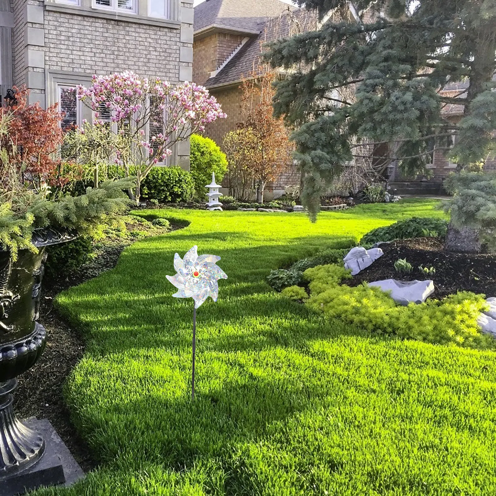 3 Pcs Windmill Bird Repeller PET Material Durable Waterproof Optical Reflection Scare Pest Garden Supplies Farm Railway
3 Pcs Windmill Bird Repeller PET Material Durable Waterproof Optical Reflection Scare Pest Garden Supplies Farm Railway