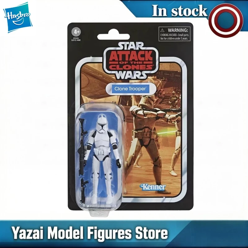 Original Hasbro STAR WARS ATTACK OF THE CLONES Clone Trooper Action Figure Model Toys Gifts
Original Hasbro STAR WARS ATTACK OF THE CLONES Clone Trooper Action Figure Model Toys Gifts