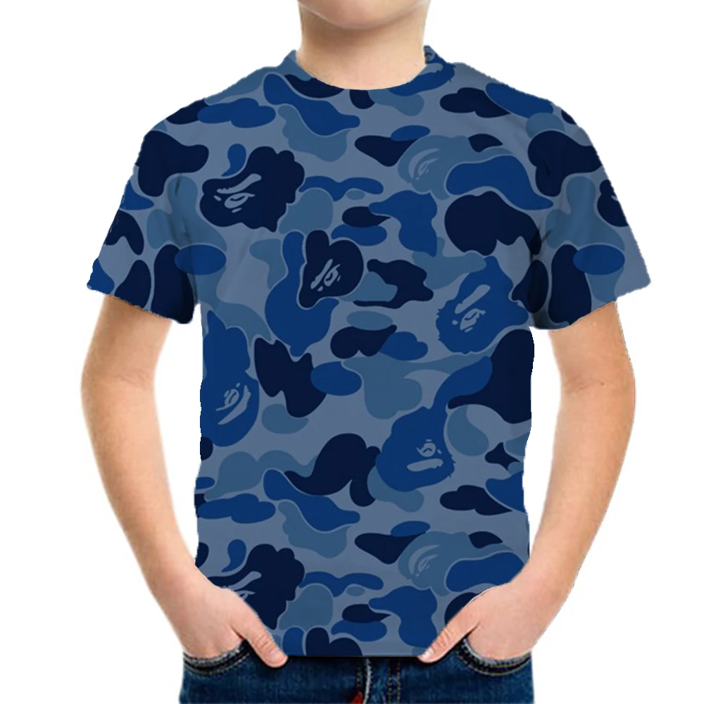 Kids T-Shirt Camouflage Print Short Sleeve Clothes For Children From 1 To 12 Years Child Boy Tshirt Girls Tops Summer Tee Shirts
Kids T-Shirt Camouflage Print Short Sleeve Clothes For Children From 1 To 12 Years Child Boy Tshirt Girls Tops Summer Tee Shirts