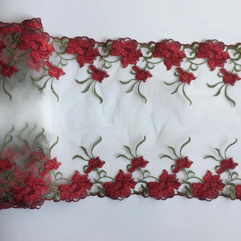 20Yds Beautiful Floral Embroidery Lace Trim Two Tone Fabric For Skirt Hem Clothes Sewing Material DIY Apparel Dress Fabrics
20Yds Beautiful Floral Embroidery Lace Trim Two Tone Fabric For Skirt Hem Clothes Sewing Material DIY Apparel Dress Fabrics