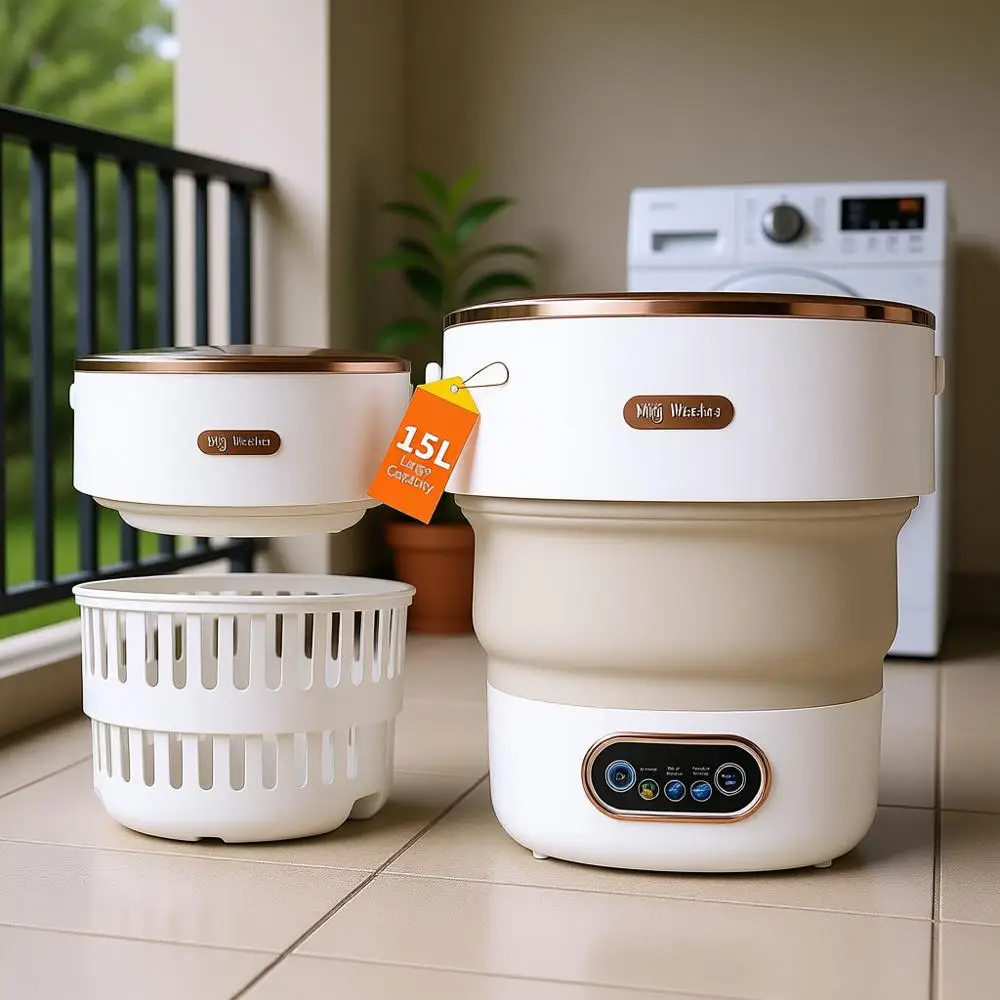 Мини-стиральная машина на 15 л с 4 режимами и отжимом, идеально подходит для глубокой очистки, нижнего белья, детской одежды, портативная стиральная машина для путешествий
Мини-стиральная машина на 15 л с 4 режимами и отжимом, идеально подходит для глубокой очистки, нижнего белья, детской одежды, портативная стиральная машина для путешествий