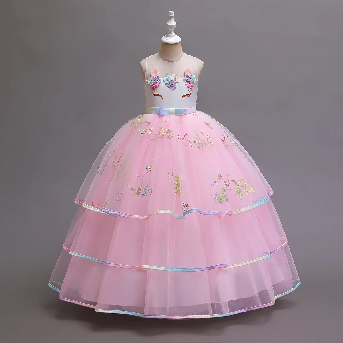 Long Unicorn Dress Free Headband Kids Dresses Children Princess Girls Dress Party Wedding Dress Birthday 4-14 Years Vestidos
Long Unicorn Dress Free Headband Kids Dresses Children Princess Girls Dress Party Wedding Dress Birthday 4-14 Years Vestidos