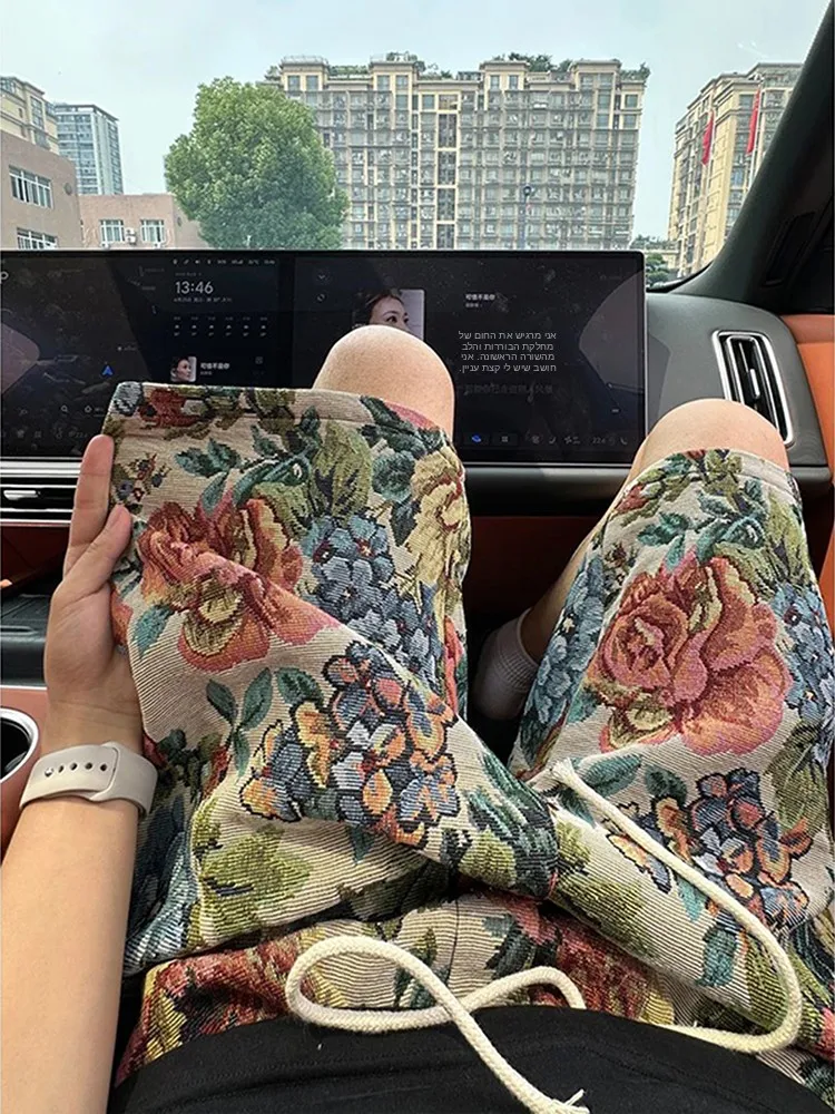 Hawaii Floral Print Men's Shorts Summer Outdoor Beach Loose Straight Cut American Style Five-Quarter Length Casual Fashion
Hawaii Floral Print Men's Shorts Summer Outdoor Beach Loose Straight Cut American Style Five-Quarter Length Casual Fashion