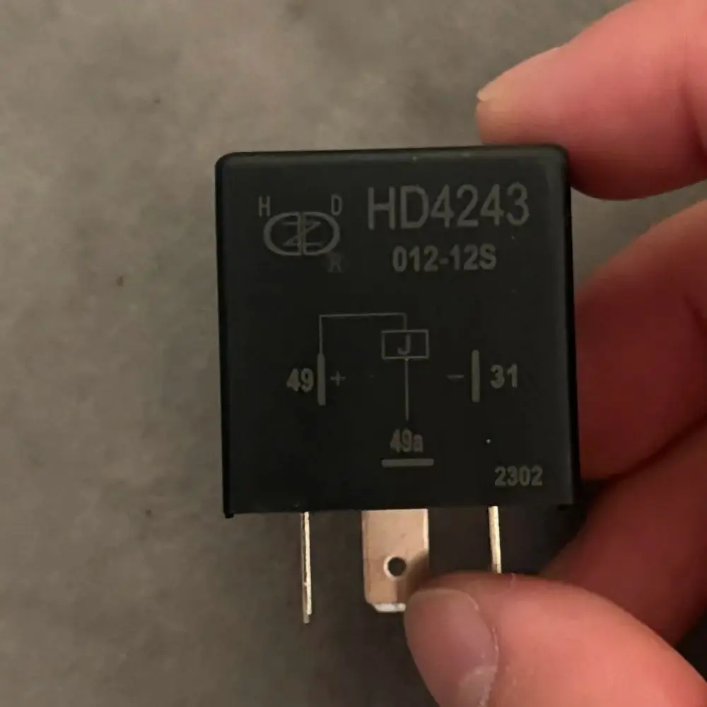 Heli Forklift Accessories HD4243012-12S Delay Relay Forklift Time Relay HD4243 12V
Heli Forklift Accessories HD4243012-12S Delay Relay Forklift Time Relay HD4243 12V
