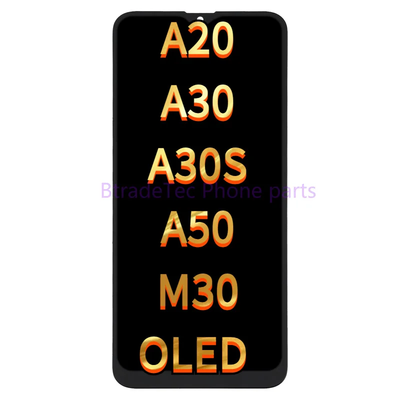 OEM OLED ЖК-экран для Samsung Galaxy A20 A30 A30s A50 M30, дигитайзер в полной сборке
OEM OLED ЖК-экран для Samsung Galaxy A20 A30 A30s A50 M30, дигитайзер в полной сборке