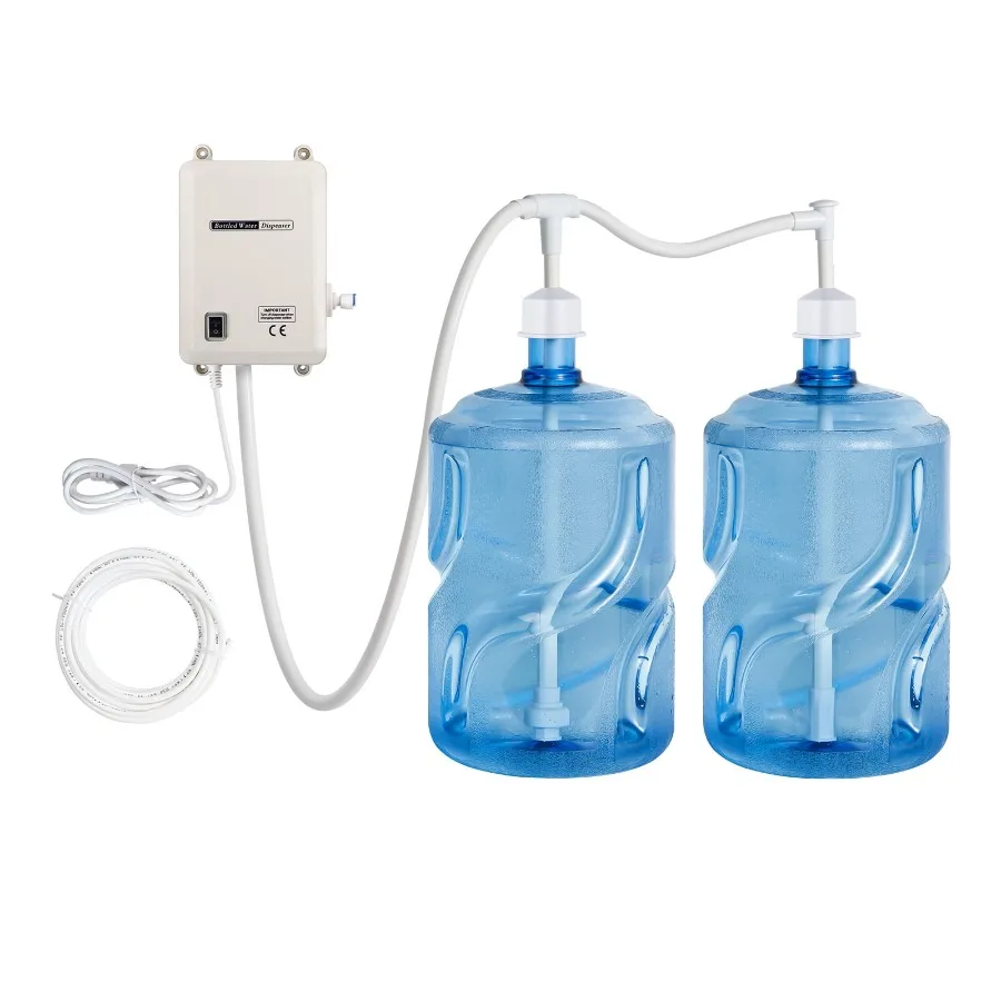Water Pump System for Bottles: Dual 5 Gallon Dispenser, Electric Auto Jug Pump, Dual-Tube Design, Fits Coffee/Tea Appliances, F
Water Pump System for Bottles: Dual 5 Gallon Dispenser, Electric Auto Jug Pump, Dual-Tube Design, Fits Coffee/Tea Appliances, F