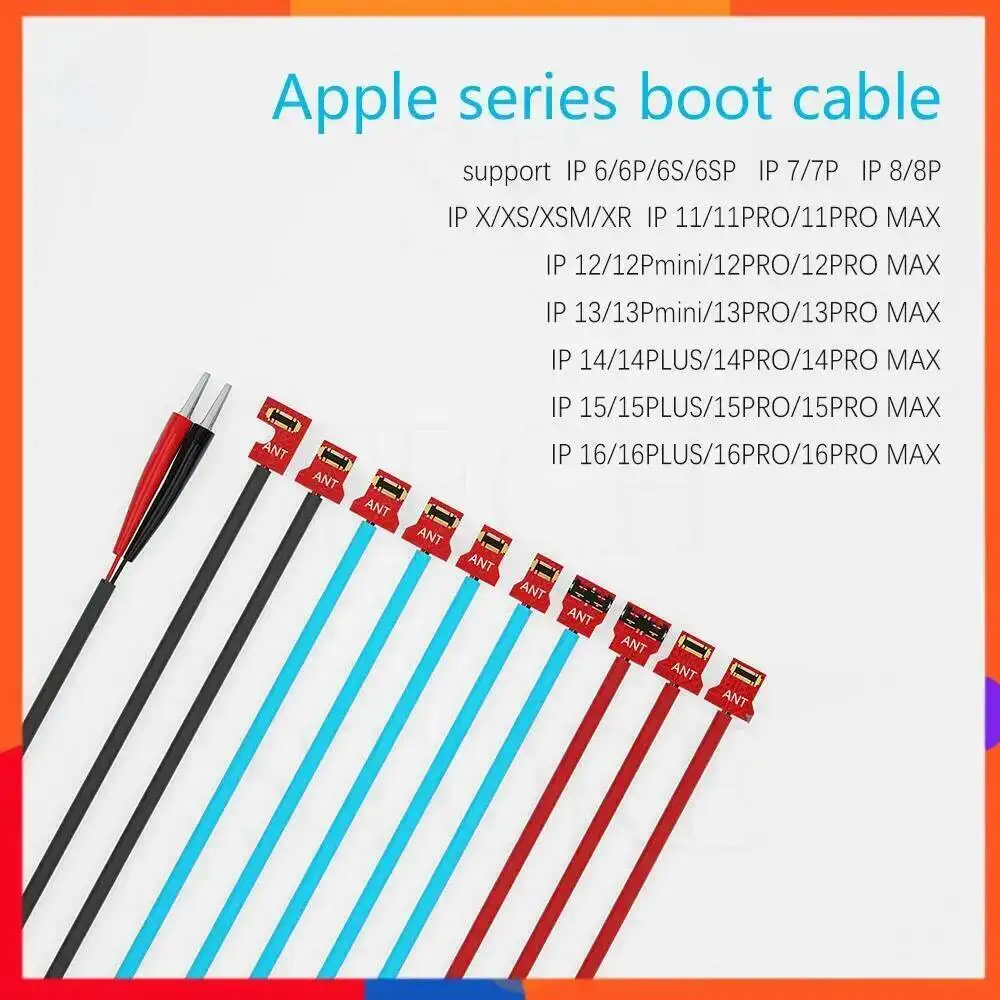 MaAnt M076 iPhone Boot Cable 1:1 Exact Fit for iPhone 6-16PM Stable Startup Air Avoidance Design for iPhone 6-16PM Repair Tool
MaAnt M076 iPhone Boot Cable 1:1 Exact Fit for iPhone 6-16PM Stable Startup Air Avoidance Design for iPhone 6-16PM Repair Tool